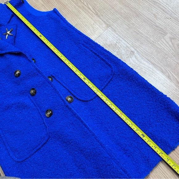 Bella Amore Italy made Black Vest Coat with Gold Star Pin, size S-XL - Picture 8 of 8